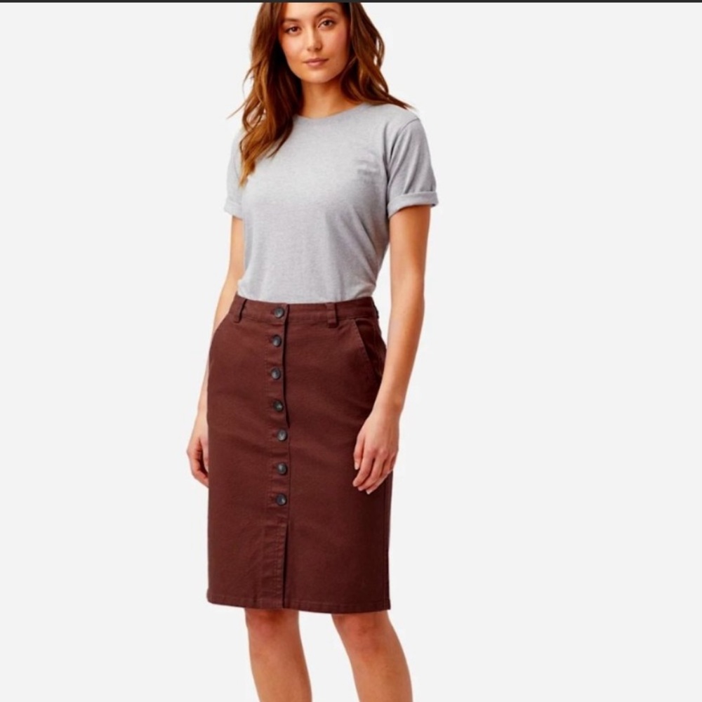 NWOT Pendleton high waisted Pencil skirt Button Up